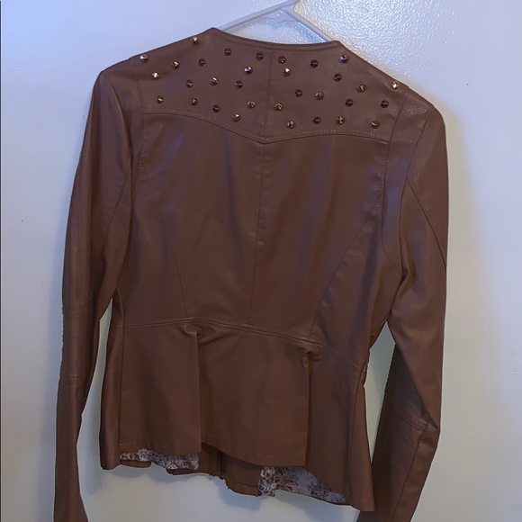 Kids Leather Jacket - Picture 3 of 5